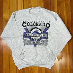 Vintage MLB Colorado Rockies Shirt, MLB Logo Tee, Unisex TShirt Sweatshirt Hoodi